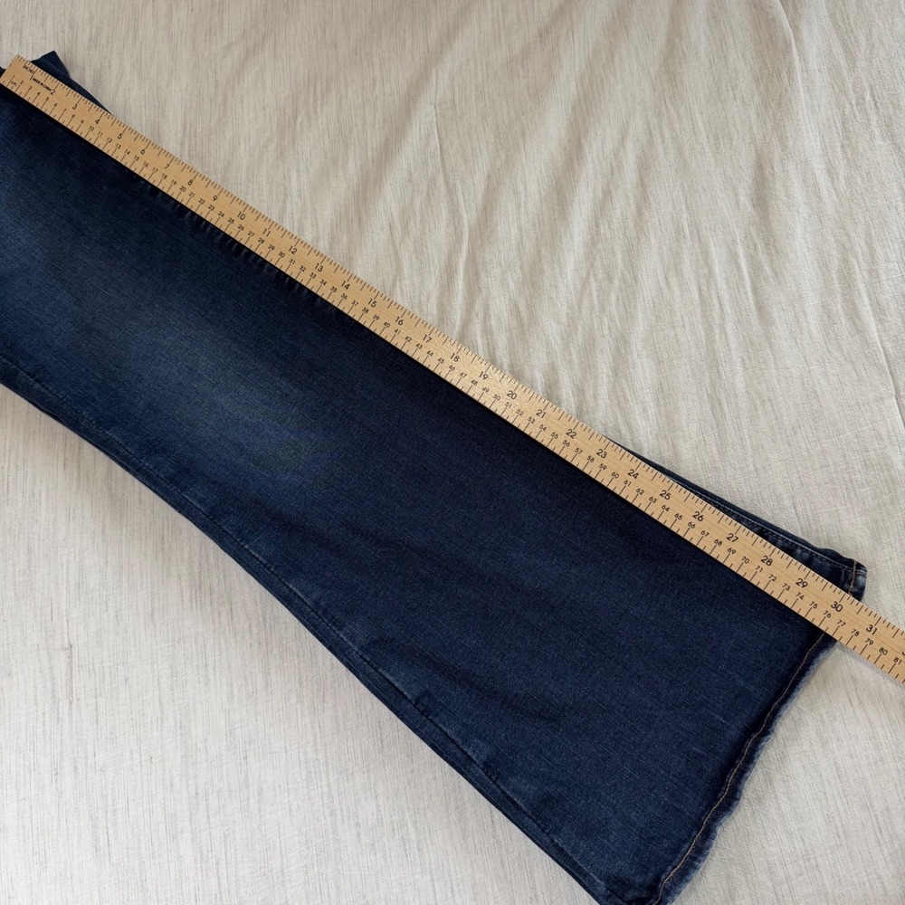 American Eagle Womens 6 Blue Super High-Rise Flare Next Level Stretch Jeans - Picture 11 of 12
